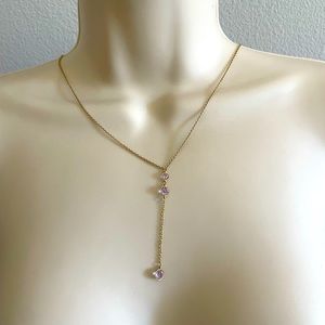 Delicate Swarovski crystal necklace